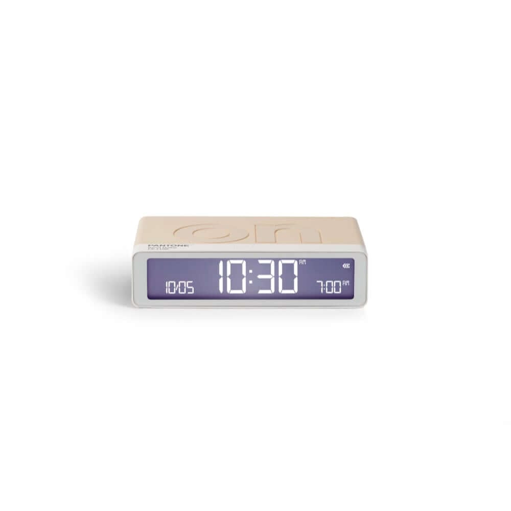 นาฬิกาตั้งโต๊ะขนาดเล็ก LEXON Flip+ Alarm Clock PANTONE สีทราย